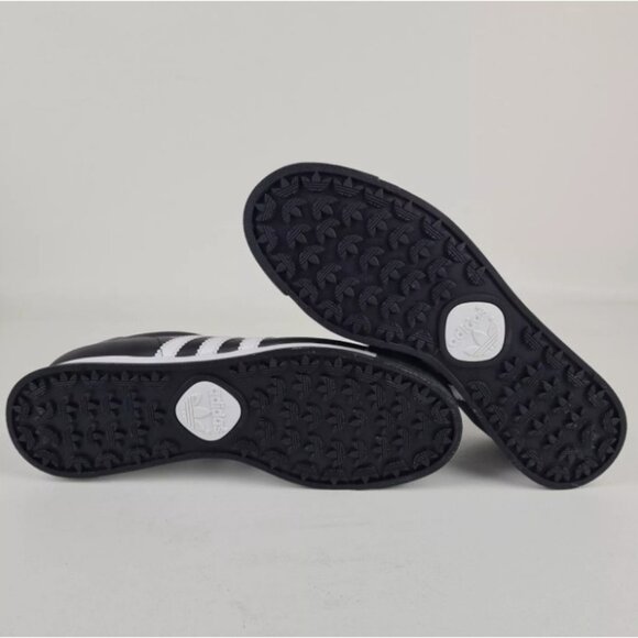 Adidas Originals SAMOA J G20687 Leather Shoes Black White - Picture 9 of 13